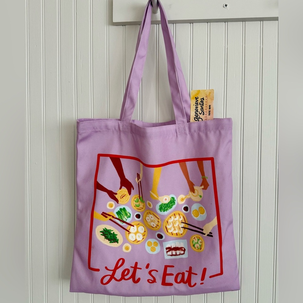 Genevieve Santos picnic Tote Bag NWT